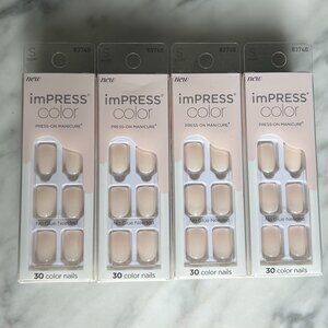 imPRESS press on nails 'Point Pink' 4 sealed boxes